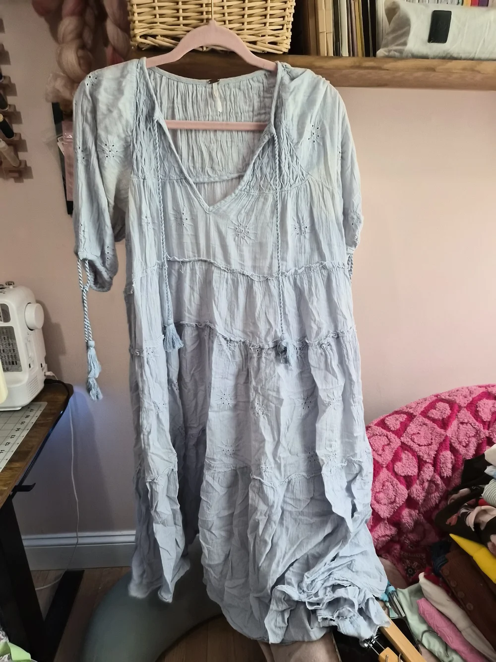 Free People Celestial Skies Midi Dress